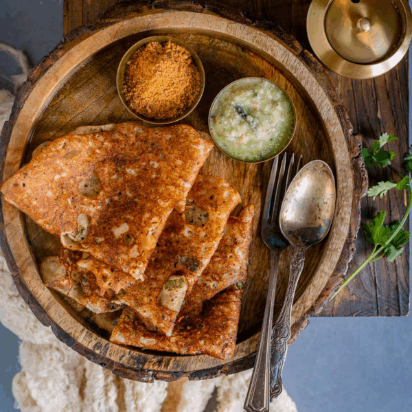 Onion Rava Masala Dosa