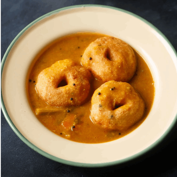 Vada with Sambar Dip